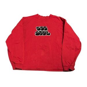 Red Sweatshirt 555 SOUL